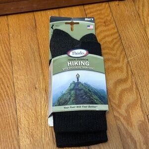 Thorlo Men's Black Thick Cushion Hiking Socks Size Medium
